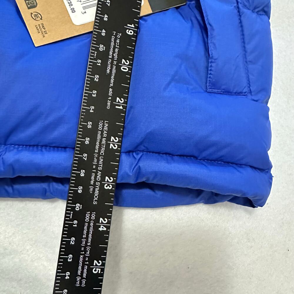 Mens The North Face 96 Retro Nuptse 700-Down Puffer Vest Black Blue XXS NWT - Picture 9 of 9